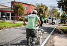 El Municipio realizó nuevos asfaltos en Lagomarsino